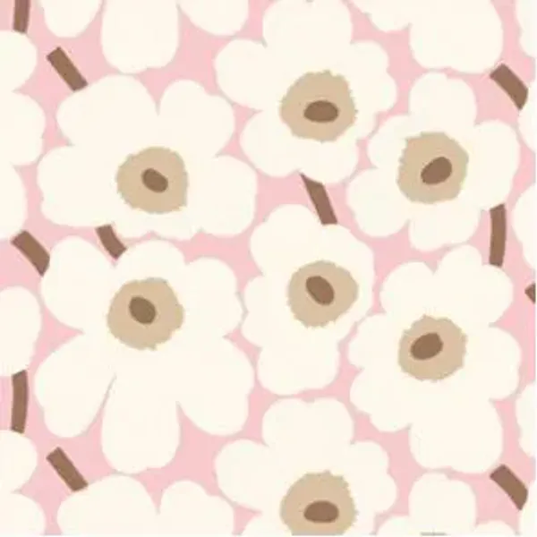Marimekko Unikko Serviett Lunsj Pink Sand