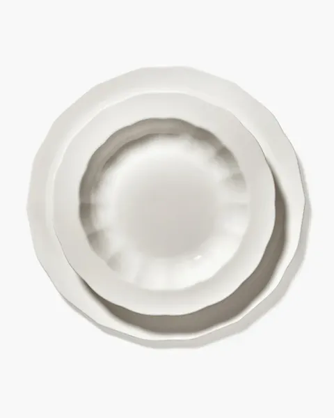 Serax Dinner Plate White Silhouette - Sergio Herman