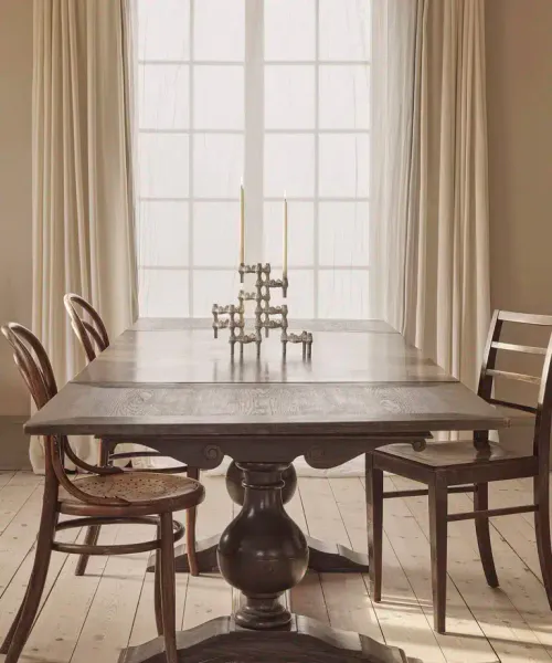 STOFF Nagel Quist lysestake  Brushed Chrome